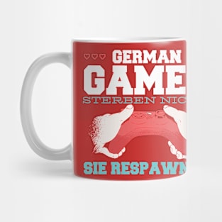 Gamer respawn German Mug